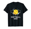 Softball Dad Softball Player Baseball T-Shirt - Custom Art Print Unisex - T-Shirt, Sweatshirt, Hoodie