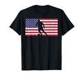 American Flag Soccer Silhouette T-Shirt - Streetwear Style for Adults - T-Shirt, Sweatshirt, Hoodie