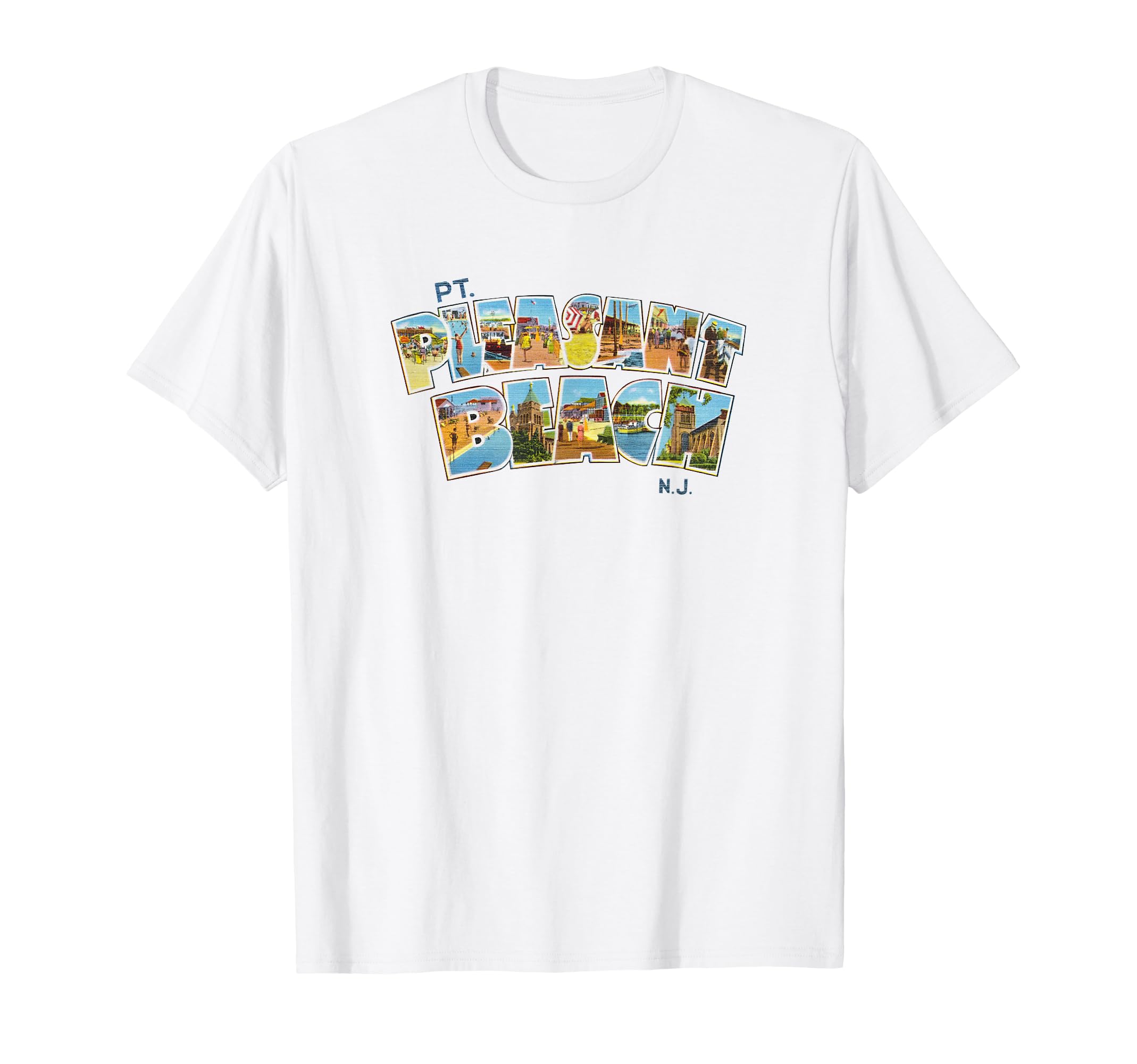 Point Pleasant Beach Nj T-Shirt - Fun Novelty Design for Adults - T-Shirt, Sweatshirt, Hoodie