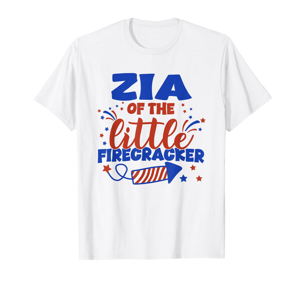 Zia Little Firecracker Fourth July T-Shirt - Fun Novelty Design Unisex - T-Shirt, Sweatshirt, Hoodie