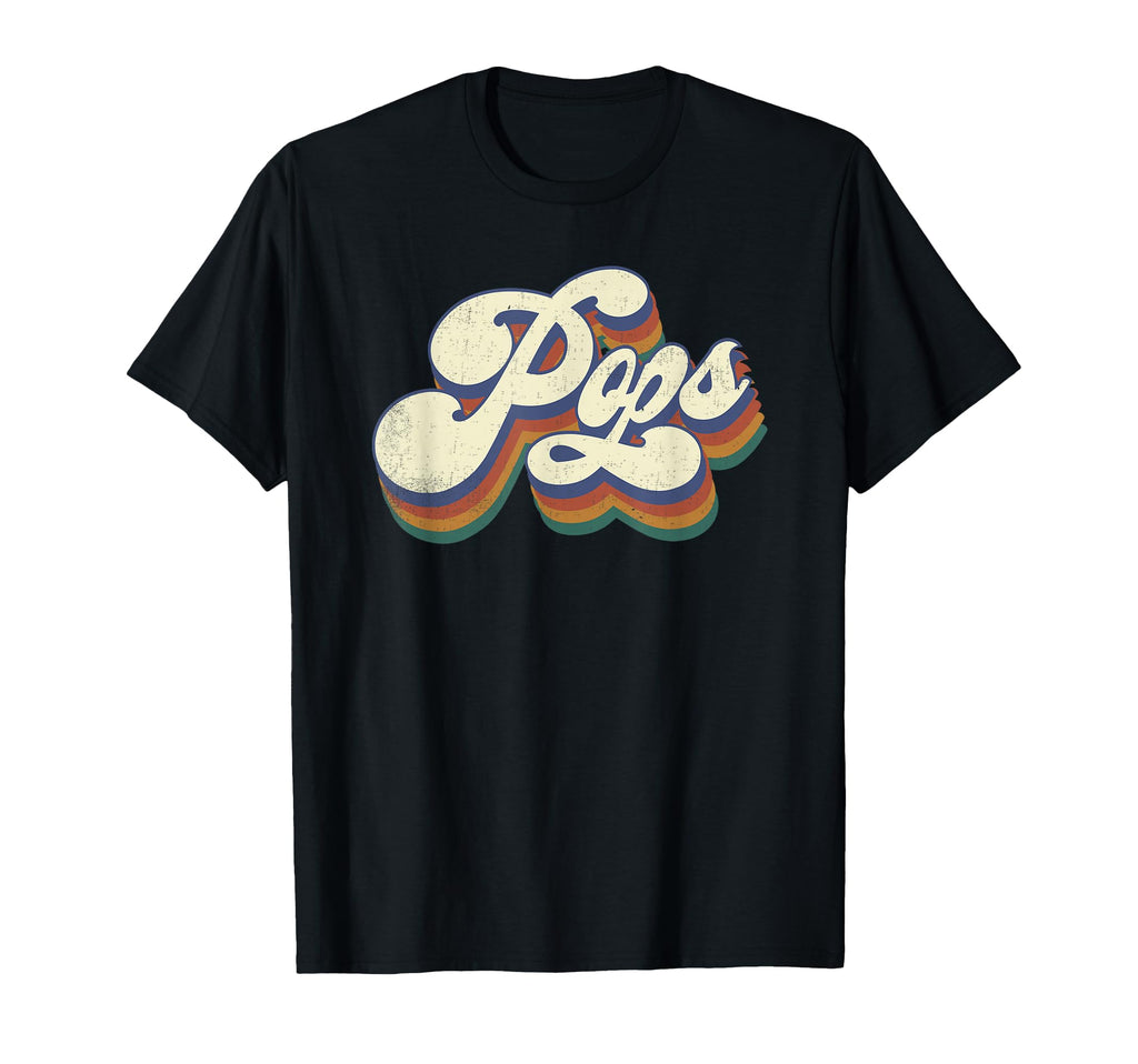 Pops Gifts Fathers Day Pops T-Shirt - Minimalist Print Unisex - T-Shirt, Sweatshirt, Hoodie
