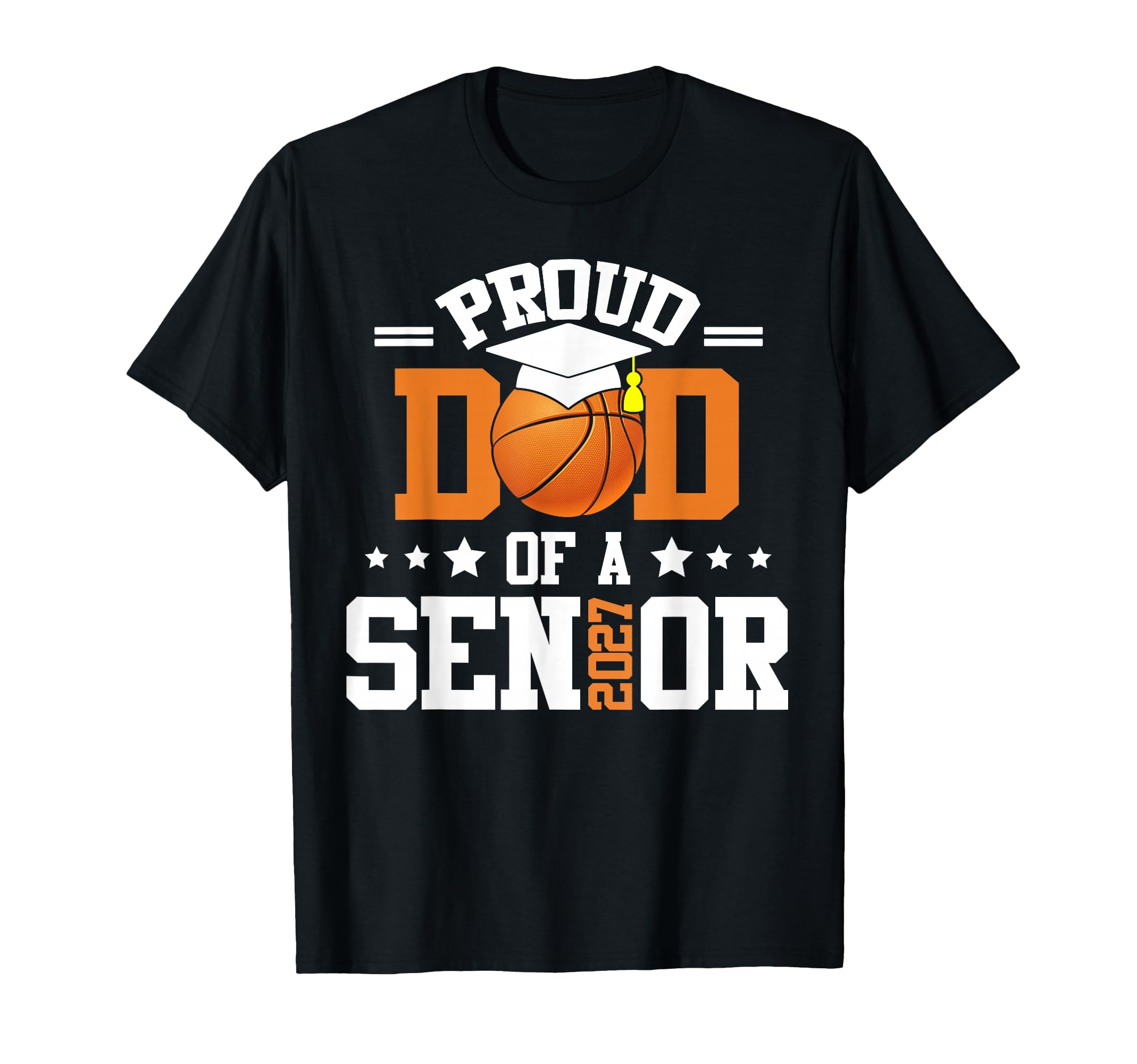 Proud Dad Basketball Senior Class 2026 T-Shirt - Custom Art Print Unisex - T-Shirt, Sweatshirt, Hoodie