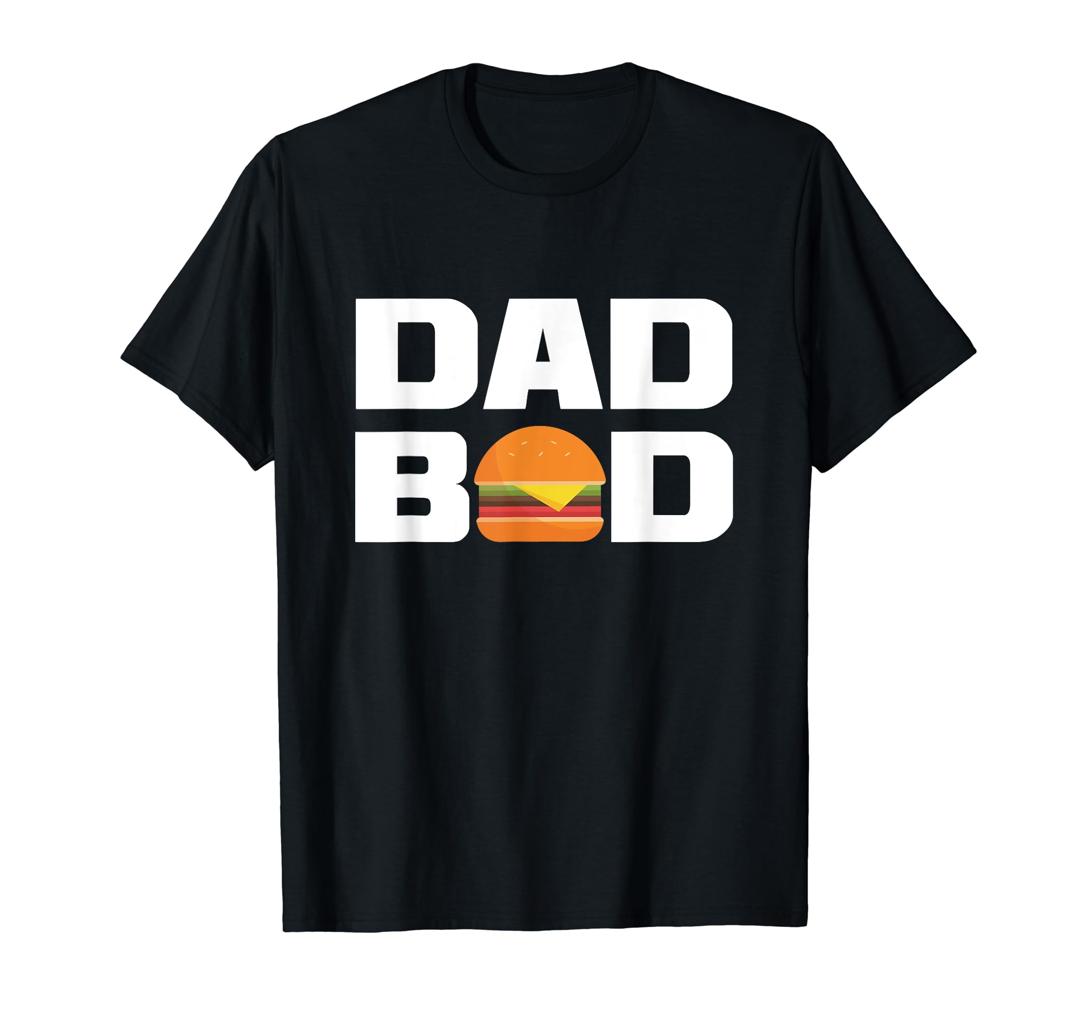 Mens Dad Bod Funny Hamburger Fitness Gym T-Shirt - Trendy Graphic Unisex - T-Shirt, Sweatshirt, Hoodie