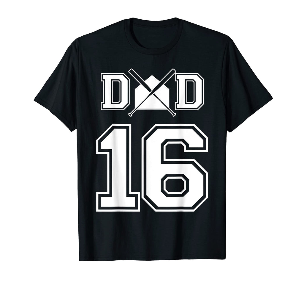 Number 16 Players Biggest Fan Baseball T-Shirt - Trendy Graphic for Adults - T-Shirt, Sweatshirt, Hoodie