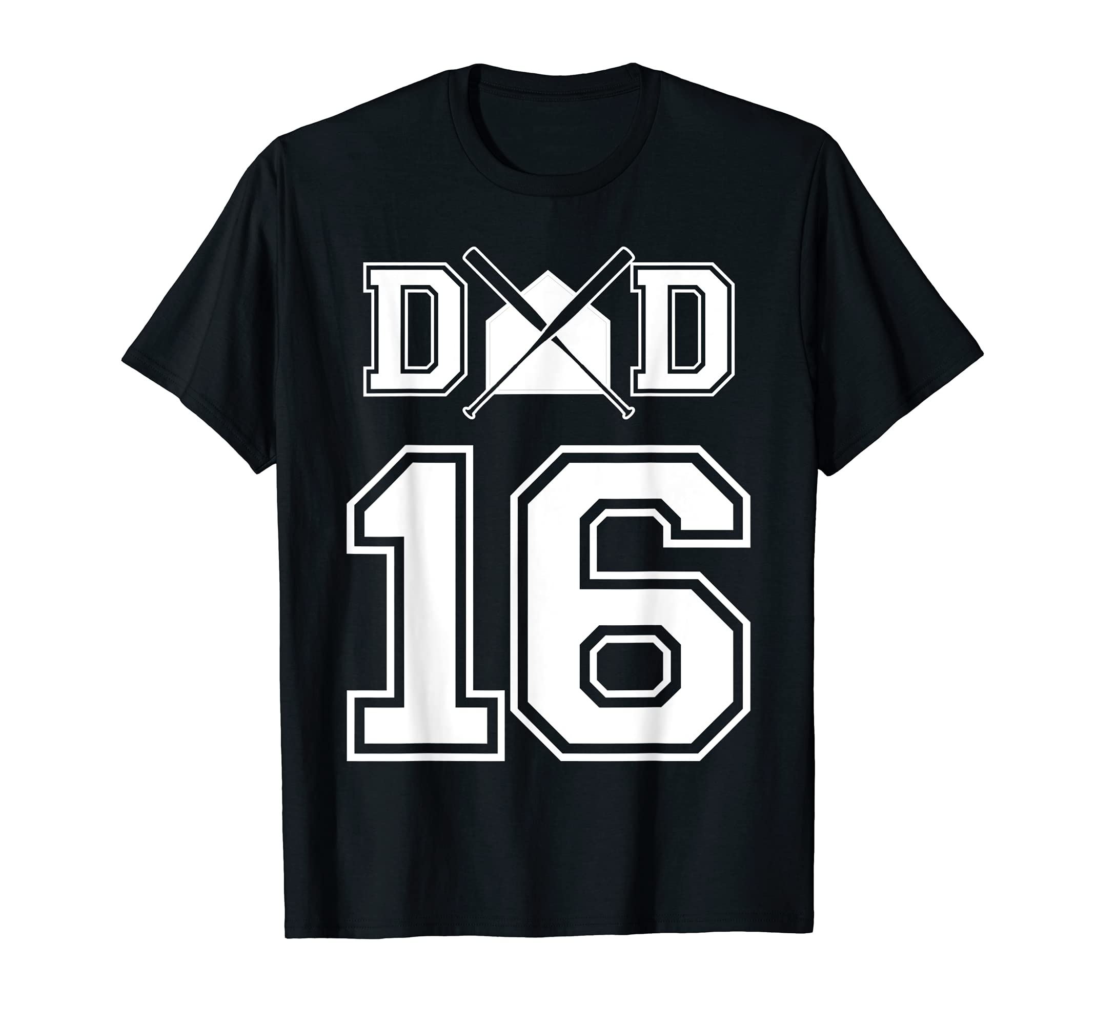 Number 16 Players Biggest Fan Baseball T-Shirt - Trendy Graphic for Adults - T-Shirt, Sweatshirt, Hoodie