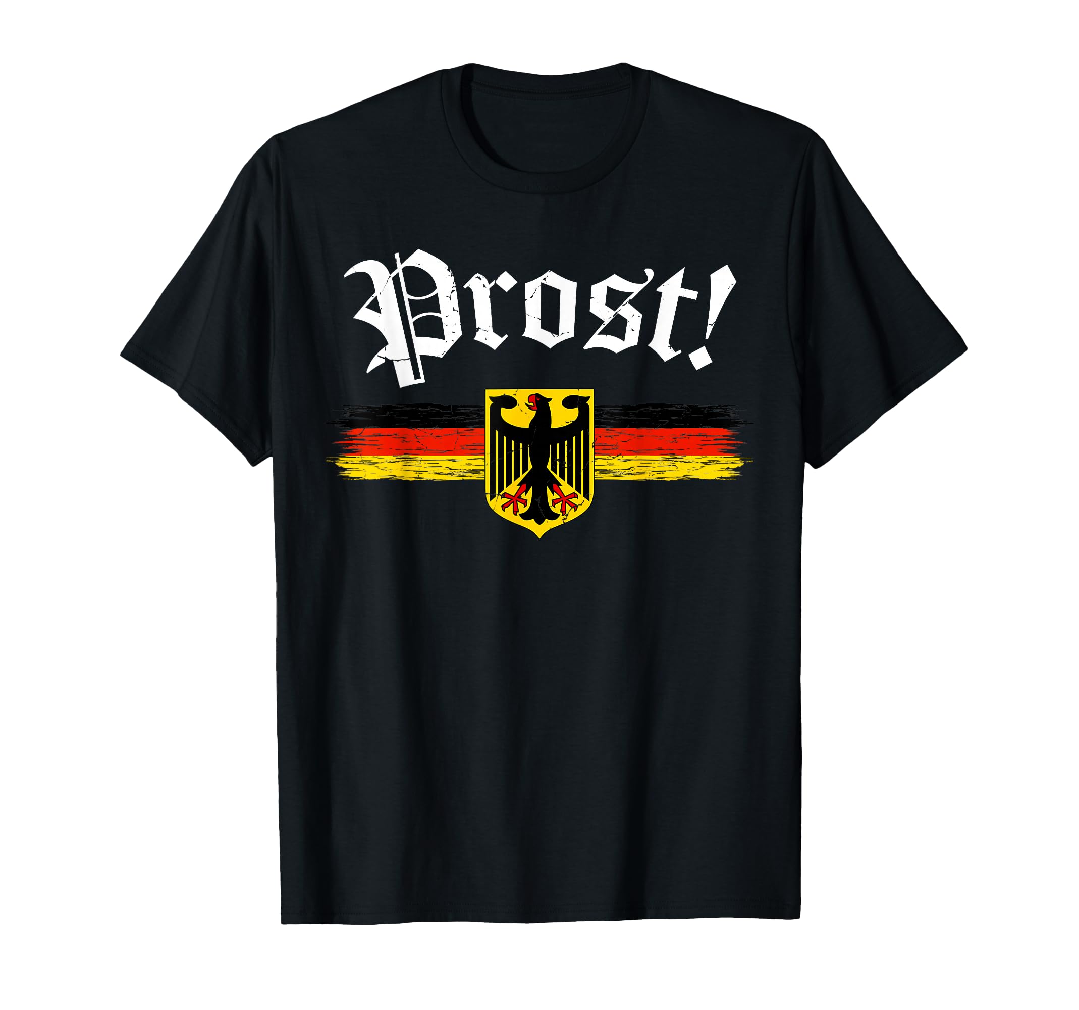 Oktoberfest German Flag Prost T-Shirt - Aesthetic Graphic Men Women - T-Shirt, Sweatshirt, Hoodie