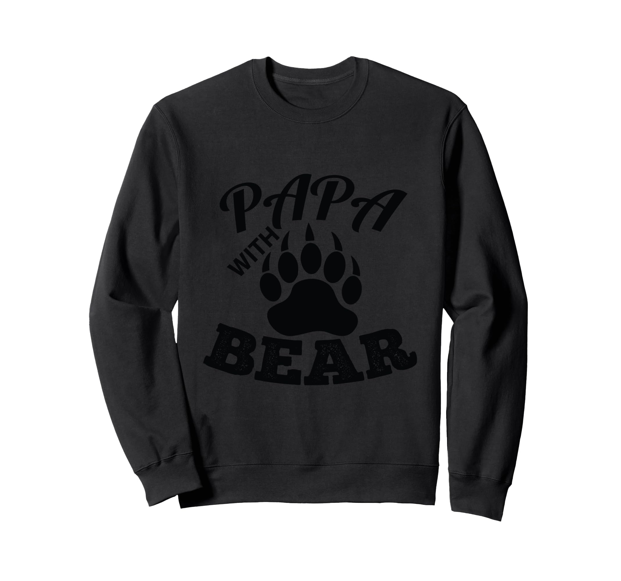 Papa Bear Claw Father Dad Teddy Gift T-Shirt - Minimalist Print Men Women - T-Shirt, Sweatshirt, Hoodie