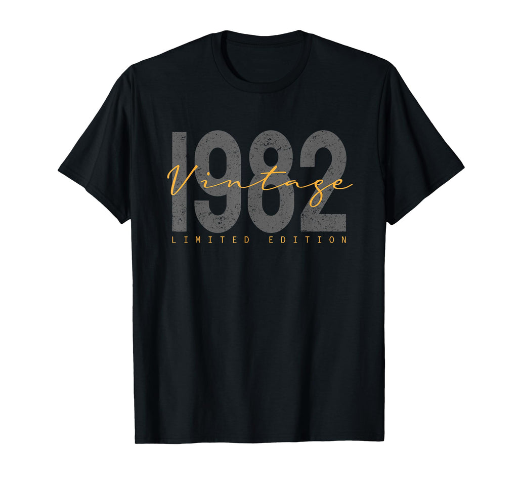 43 Years Old 1982 43Rd Birthday T-Shirt - Custom Art Print Men Women - T-Shirt, Sweatshirt, Hoodie