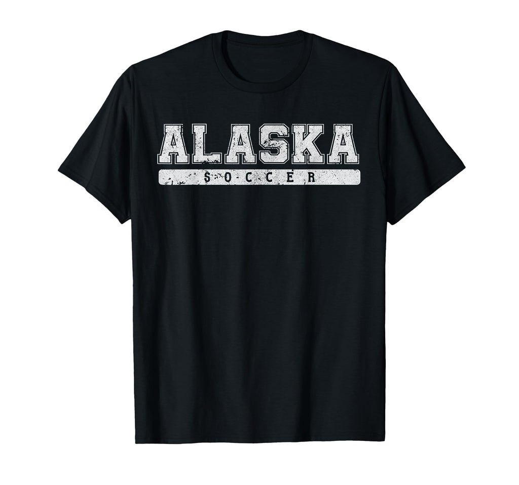Alaska Soccer Tees Tanks Tops Hoodie - Minimalist Print Unisex - T-Shirt, Sweatshirt, Hoodie
