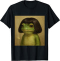 Funny Frog Bob Haircut Meme for Men Women - Adult & Kids T-Shirts, Sweatshirts & Hoodies apparel design preview 1