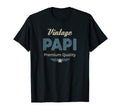 Mens Papi Fathers Day Gift Grandpa Blue T-Shirt - Streetwear Style Unisex - T-Shirt, Sweatshirt, Hoodie
