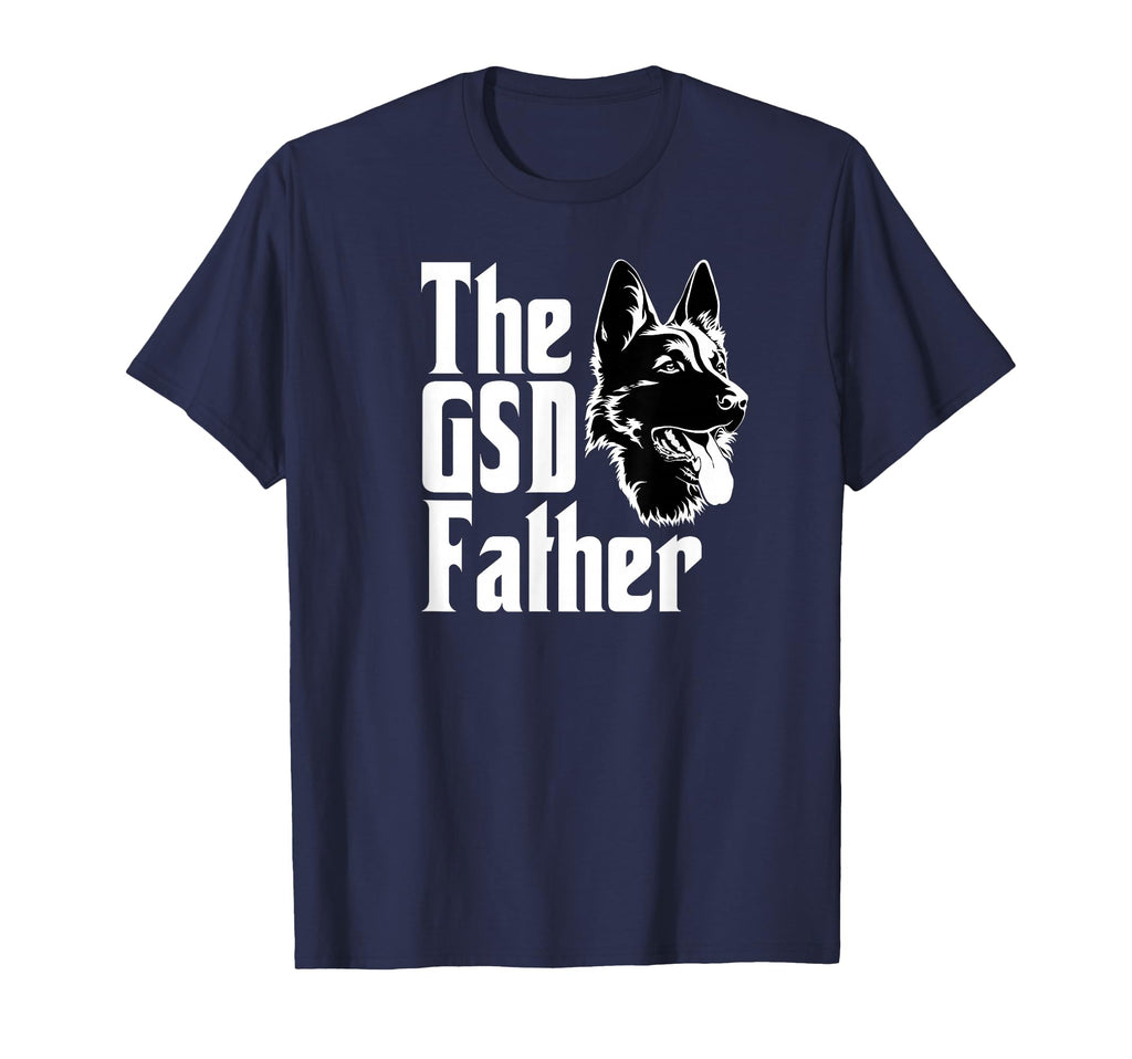 Gsd Father German Shepherd Dad Gift T-Shirt - Fun Novelty Design for Adults - T-Shirt, Sweatshirt, Hoodie