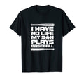 Baseball Dad Mom Sports Game Day T-Shirt - Minimalist Print Men Women - T-Shirt, Sweatshirt, Hoodie