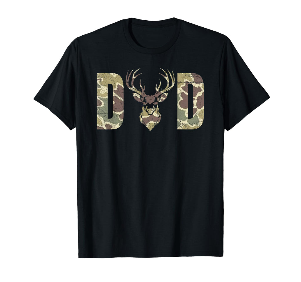 Old School Camo Dad Hunting T-Shirt - Minimalist Print Men Women - T-Shirt, Sweatshirt, Hoodie