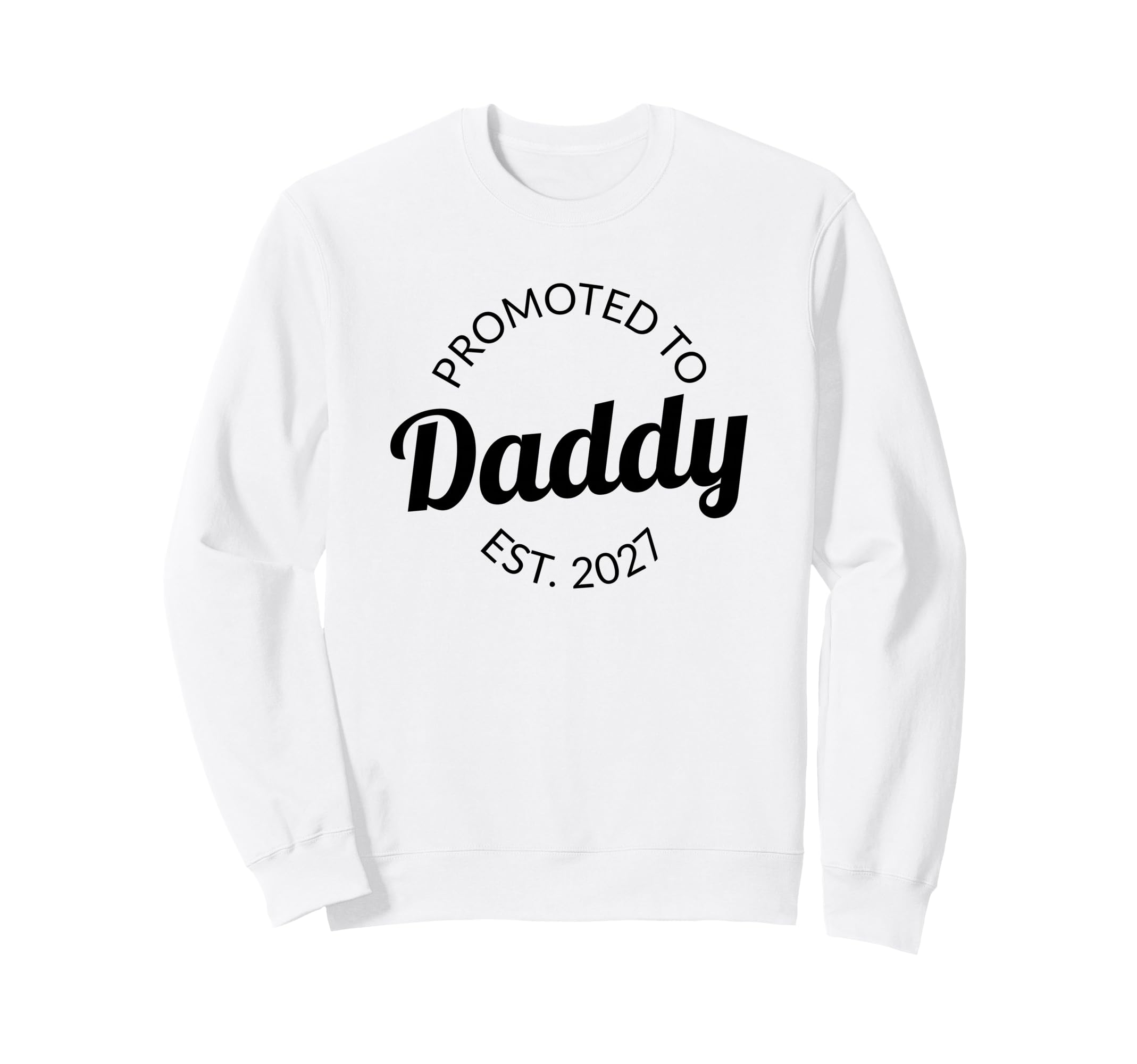 Promoted To Daddy 2027 Pregnancy Sweatshirt - Graphic Print Men Women - T-Shirt, Sweatshirt, Hoodie