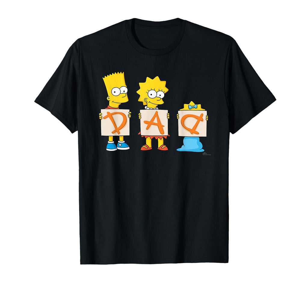 Simpsons Fathers Day Bart Lisa T-Shirt - Custom Art Print for Adults - T-Shirt, Sweatshirt, Hoodie