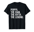 Poppa Myth Legend Funny T-Shirt - Trendy Graphic for Adults - T-Shirt, Sweatshirt, Hoodie