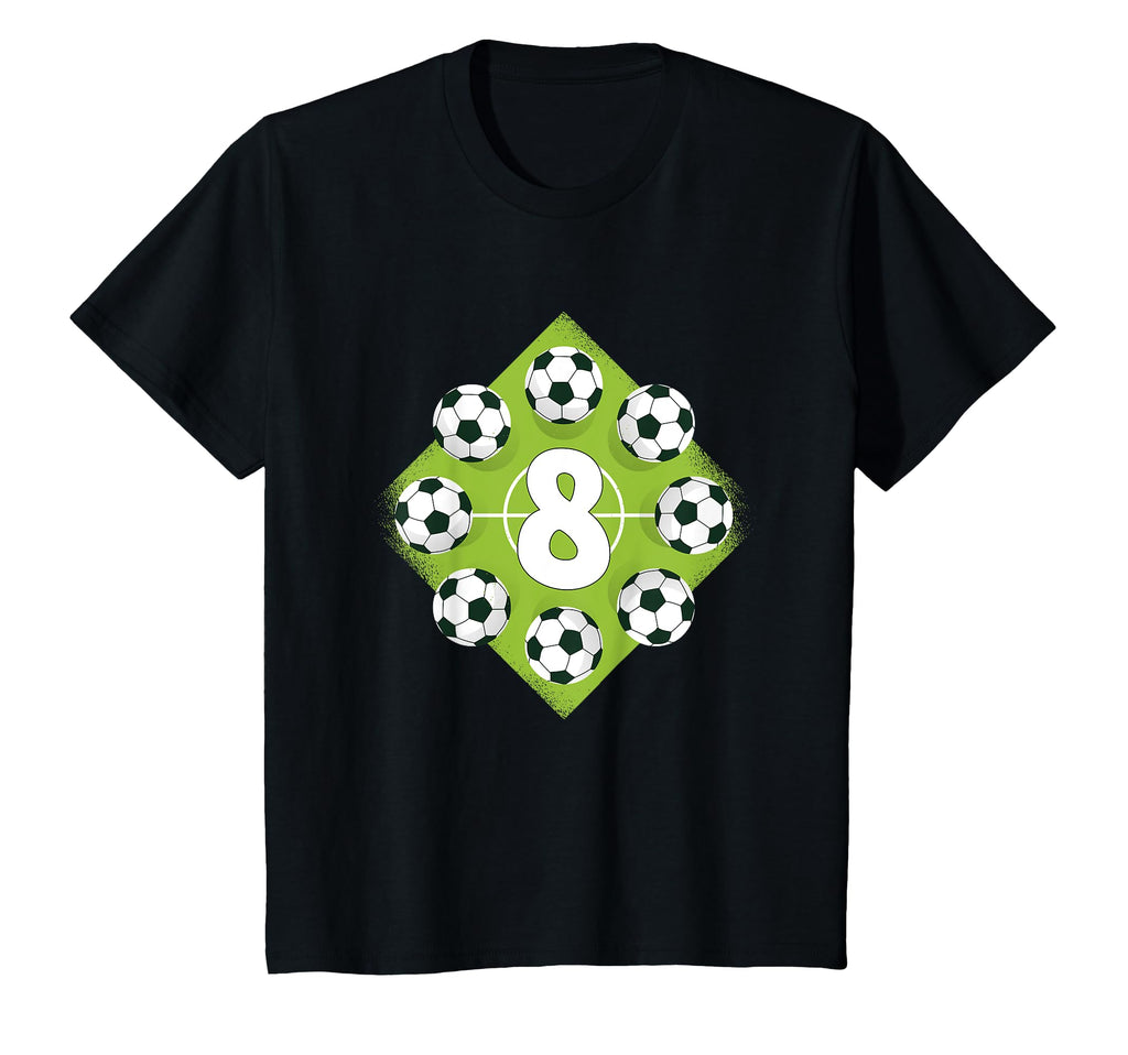 8 Birthday Soccer 8 Year Old T-Shirt - Unique Graphic for Adults - T-Shirt, Sweatshirt, Hoodie