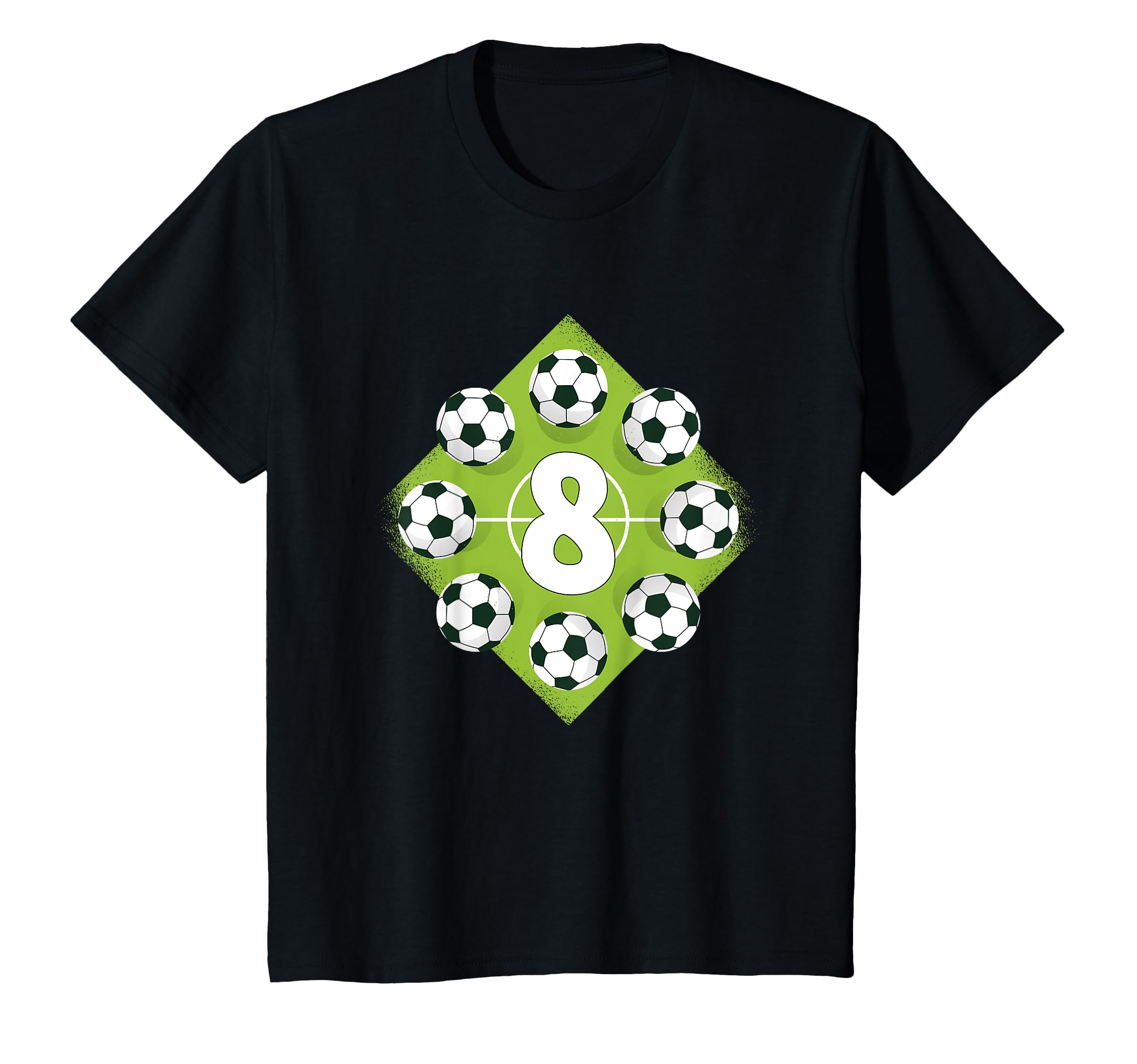 8 Birthday Soccer 8 Year Old T-Shirt - Unique Graphic for Adults - T-Shirt, Sweatshirt, Hoodie