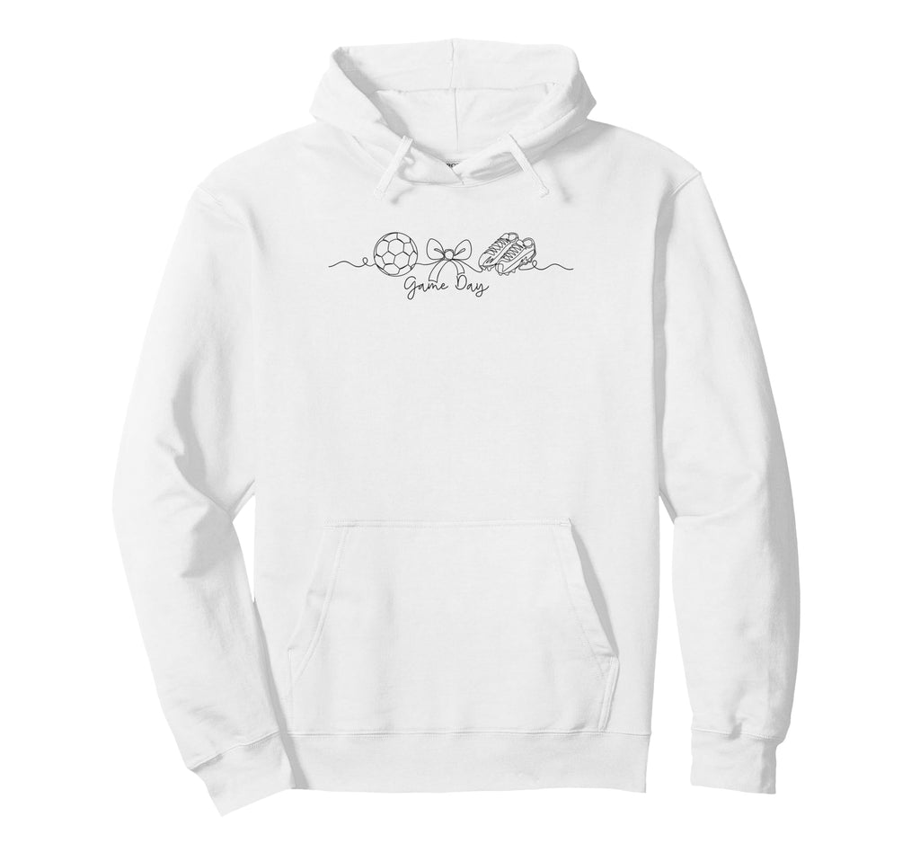 Soccer Mom Game Day Soccer Fan Mommy Soccer Hoodie - Unique Graphic Unisex - T-Shirt, Sweatshirt, Hoodie