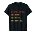 Grandfather Myth Legend Awesome Dad T-Shirt - Trendy Graphic for Adults - T-Shirt, Sweatshirt, Hoodie