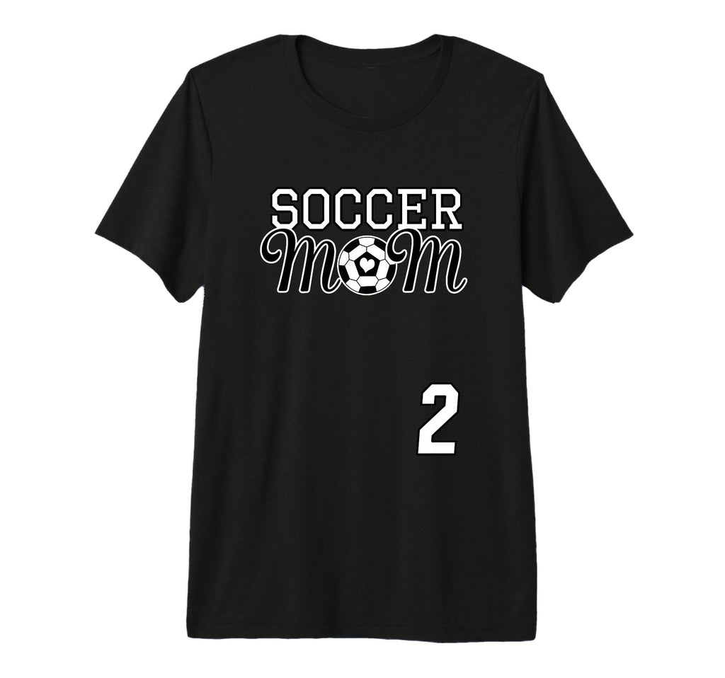 Ladies Soccer Mom Mothers Day 2 T-Shirt - Casual Everyday Wear for Adults - T-Shirt, Sweatshirt, Hoodie