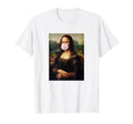 Mona Lisa Mona Lisa Bubblegum Bubble Mona Hoodie - Minimalist Print Unisex - T-Shirt, Sweatshirt, Hoodie