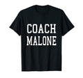 Coach Malone Custom Football Soccer T-Shirt - Novelty Apparel Unisex - T-Shirt, Sweatshirt, Hoodie