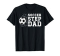Soccer Step Dad Soccer Player T-Shirt - Trendy Graphic for Adults - T-Shirt, Sweatshirt, Hoodie