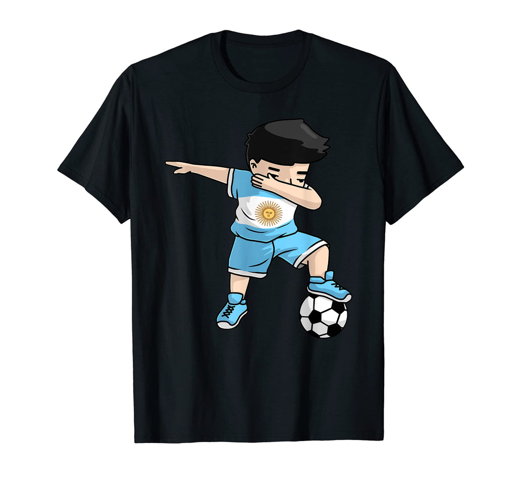 Dabbing Soccer Argentina Argentinian T-Shirt - Aesthetic Graphic Men Women - T-Shirt, Sweatshirt, Hoodie