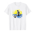 Ukraine Football Ukrainian Soccer T-Shirt - Custom Art Print for Adults - T-Shirt, Sweatshirt, Hoodie