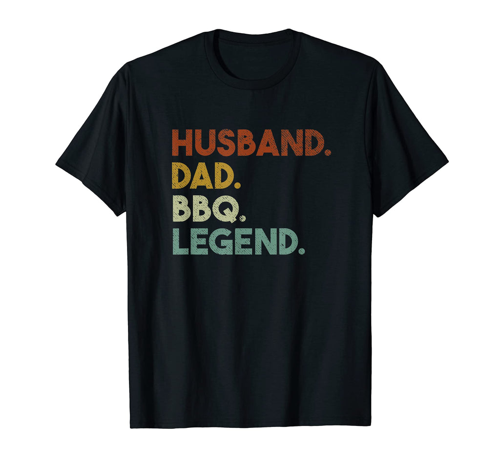 Mens Husband Dad Bbq Legend Bbq Grilling T-Shirt - Custom Art Print Unisex - T-Shirt, Sweatshirt, Hoodie