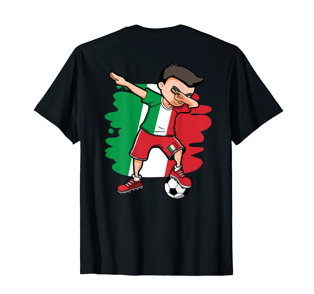 Dabbing Soccer Italy Lovers Jersey T-Shirt - Unique Graphic for Adults - T-Shirt, Sweatshirt, Hoodie
