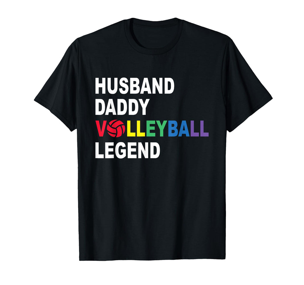 Husband Daddy Volleyball Legend T-Shirt - Custom Art Print for Adults - T-Shirt, Sweatshirt, Hoodie