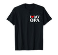 Mens I Love My Opa Funny Grandpa T-Shirt - Casual Everyday Wear Men Women - T-Shirt, Sweatshirt, Hoodie