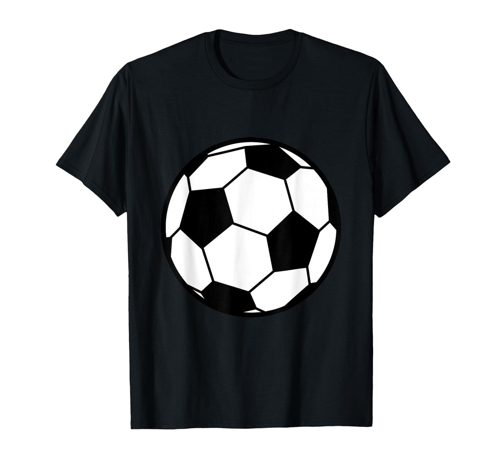 Black And White Soccer Ball T-Shirt - Novelty Apparel Unisex - T-Shirt, Sweatshirt, Hoodie