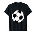 Black And White Soccer Ball T-Shirt - Novelty Apparel Unisex - T-Shirt, Sweatshirt, Hoodie