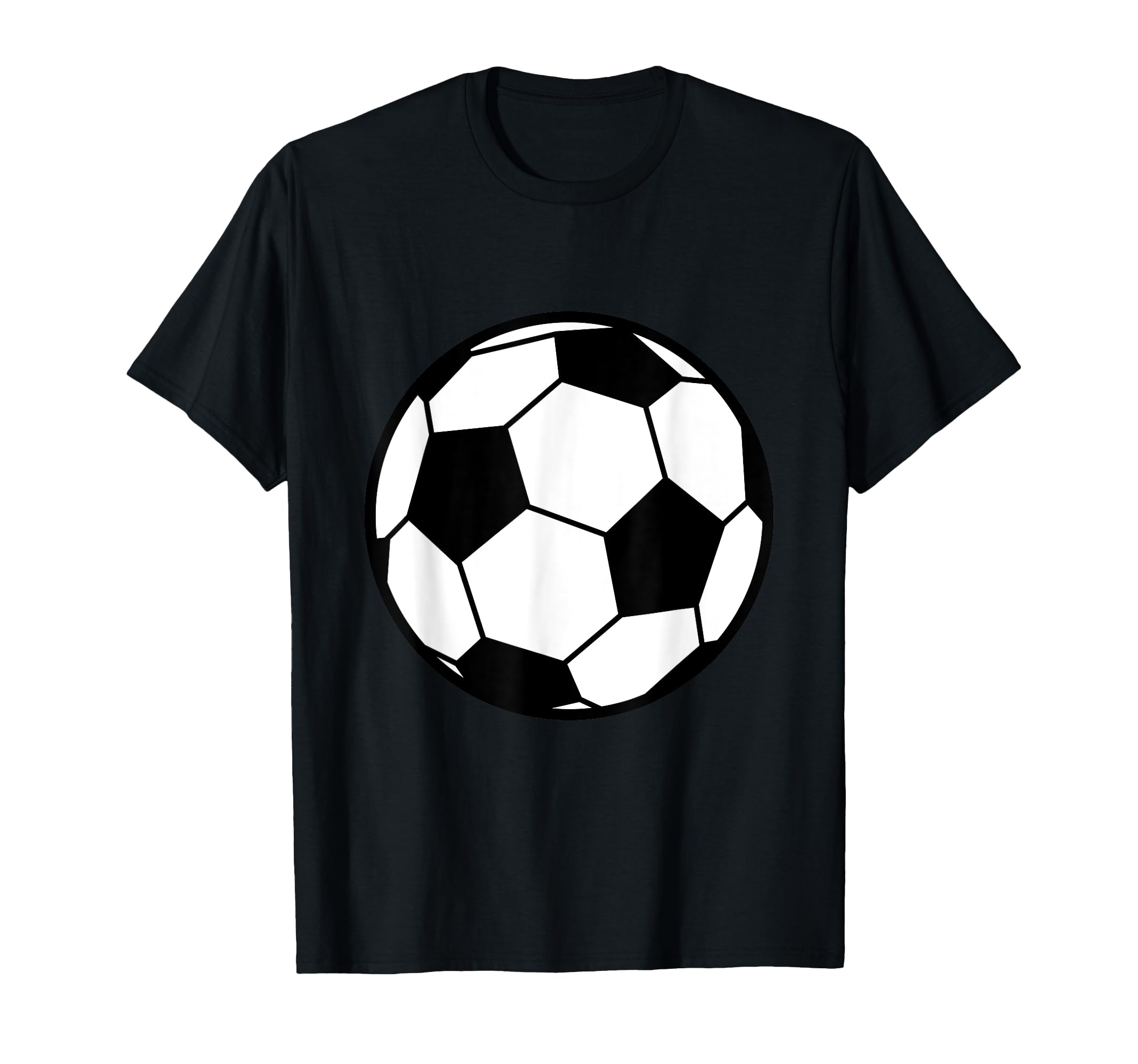 Black And White Soccer Ball T-Shirt - Novelty Apparel Unisex - T-Shirt, Sweatshirt, Hoodie