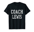 Coach Lewis Custom Football Soccer T-Shirt - Unique Graphic for Adults - T-Shirt, Sweatshirt, Hoodie
