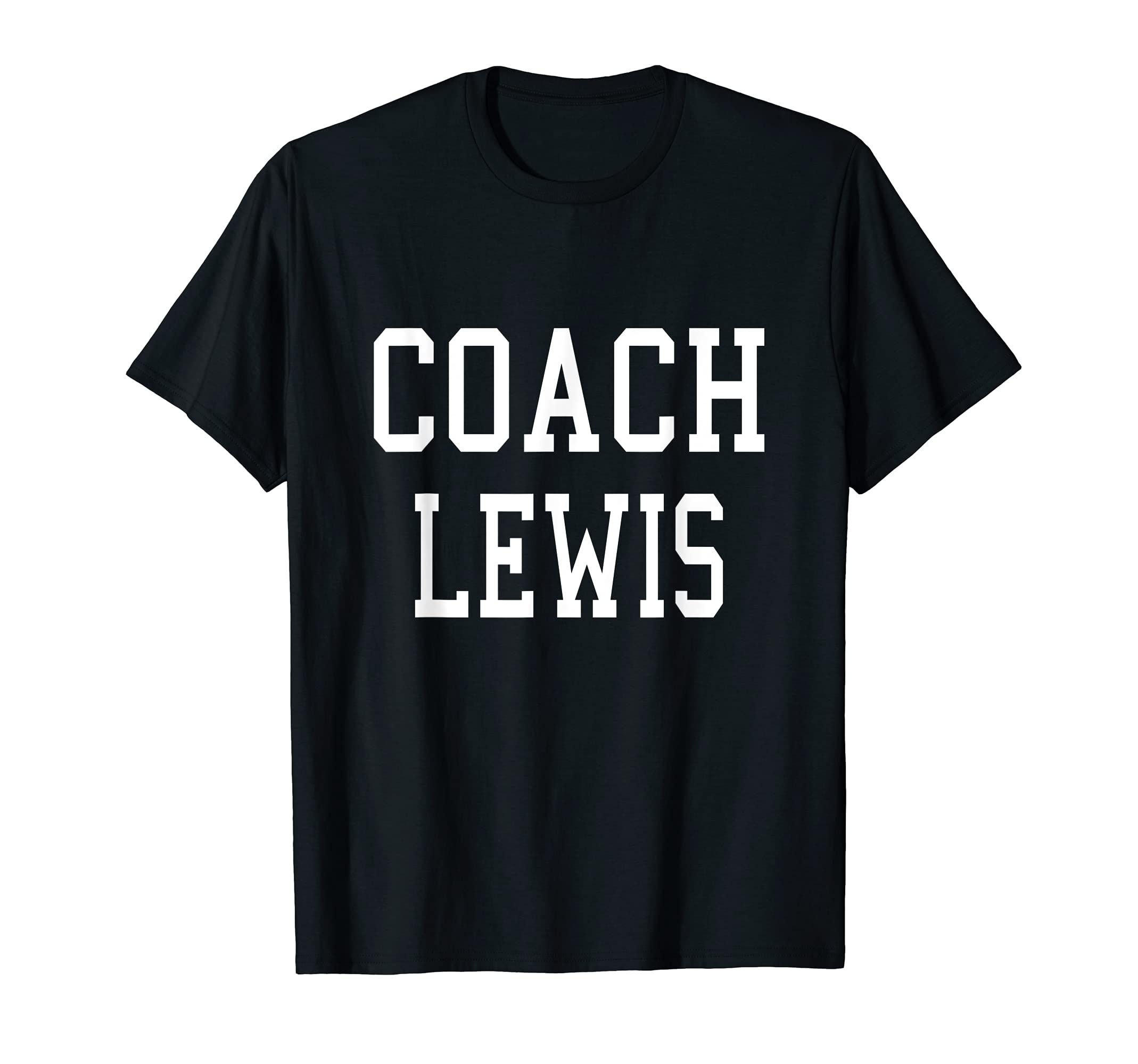 Coach Lewis Custom Football Soccer T-Shirt - Unique Graphic for Adults - T-Shirt, Sweatshirt, Hoodie