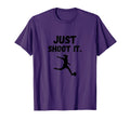 Soccer Player Just Shoot It T-Shirt - Aesthetic Graphic Men Women - T-Shirt, Sweatshirt, Hoodie