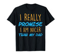 Funny I Really Promise I Am Nicer Than T-Shirt - Graphic Print for Adults - T-Shirt, Sweatshirt, Hoodie