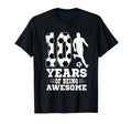 10 Years Being Awesome Birthday T-Shirt - Minimalist Print Men Women - T-Shirt, Sweatshirt, Hoodie