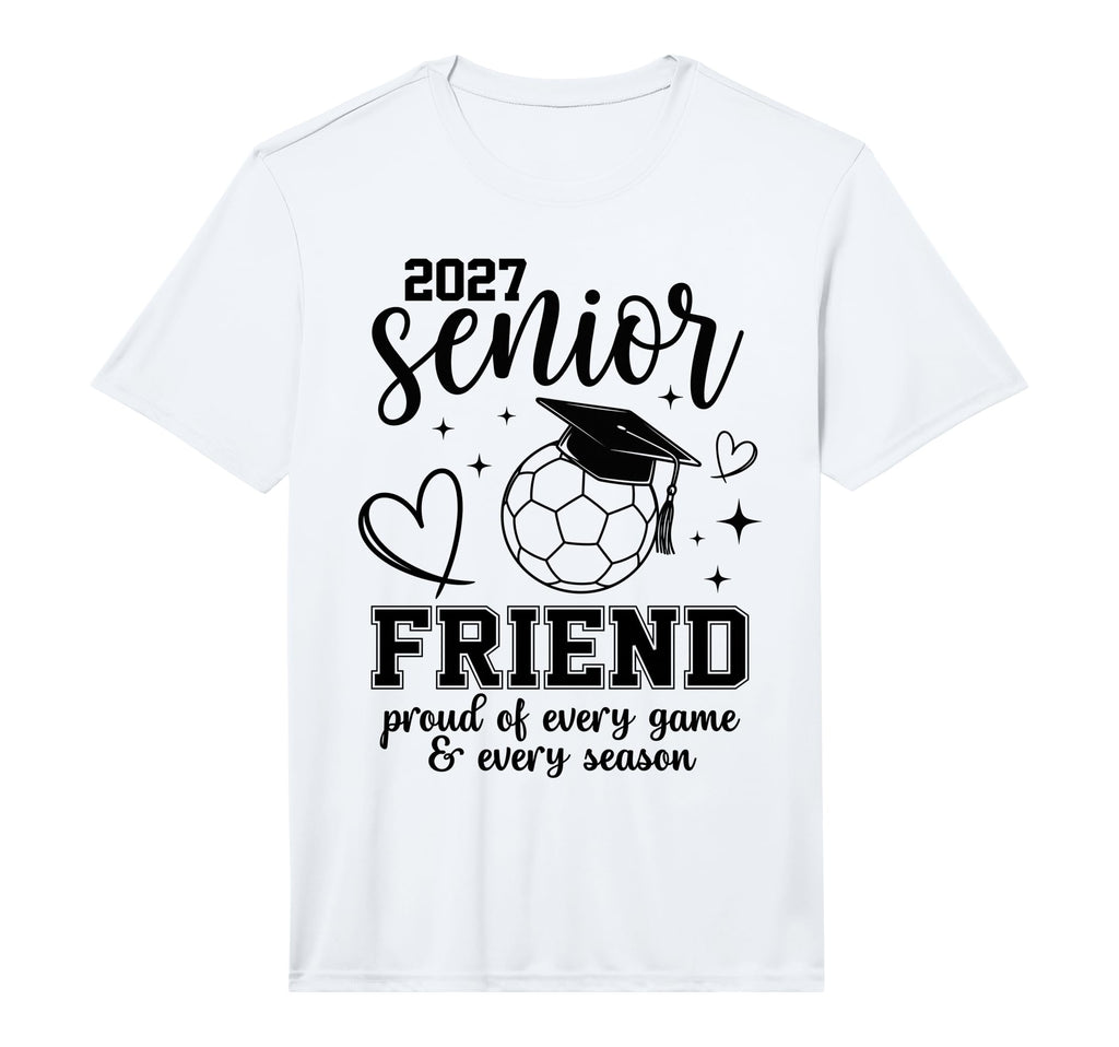 2027 Senior Soccer Friend Proud Family T-Shirt - Custom Art Print Unisex - T-Shirt, Sweatshirt, Hoodie