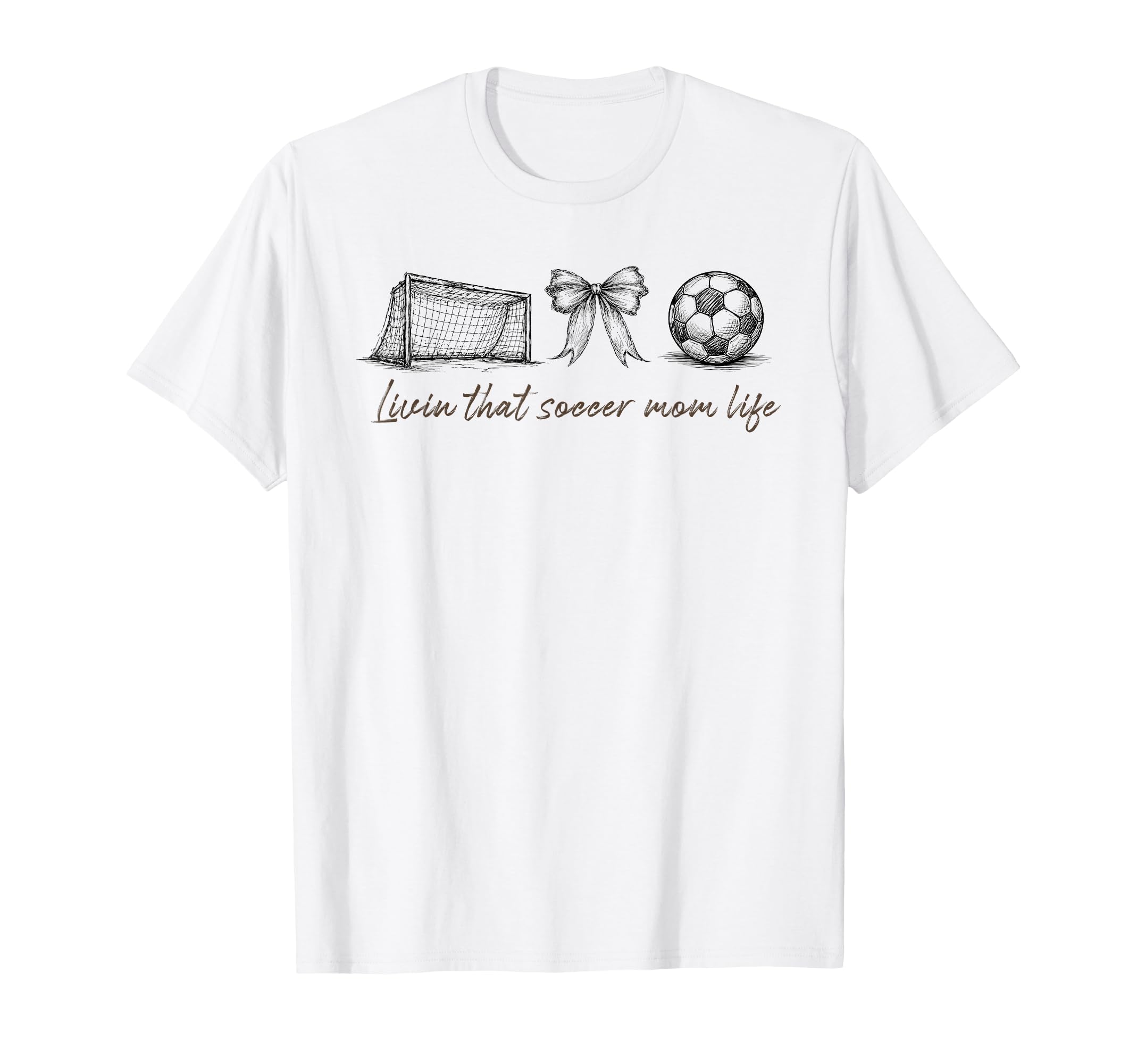 Livin That Soccer Mom Life Soccer T-Shirt - Casual Everyday Wear Men Women - T-Shirt, Sweatshirt, Hoodie