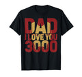 Marvel Iron Dad I Love You 3000 Text T-Shirt - Fun Novelty Design Unisex - T-Shirt, Sweatshirt, Hoodie