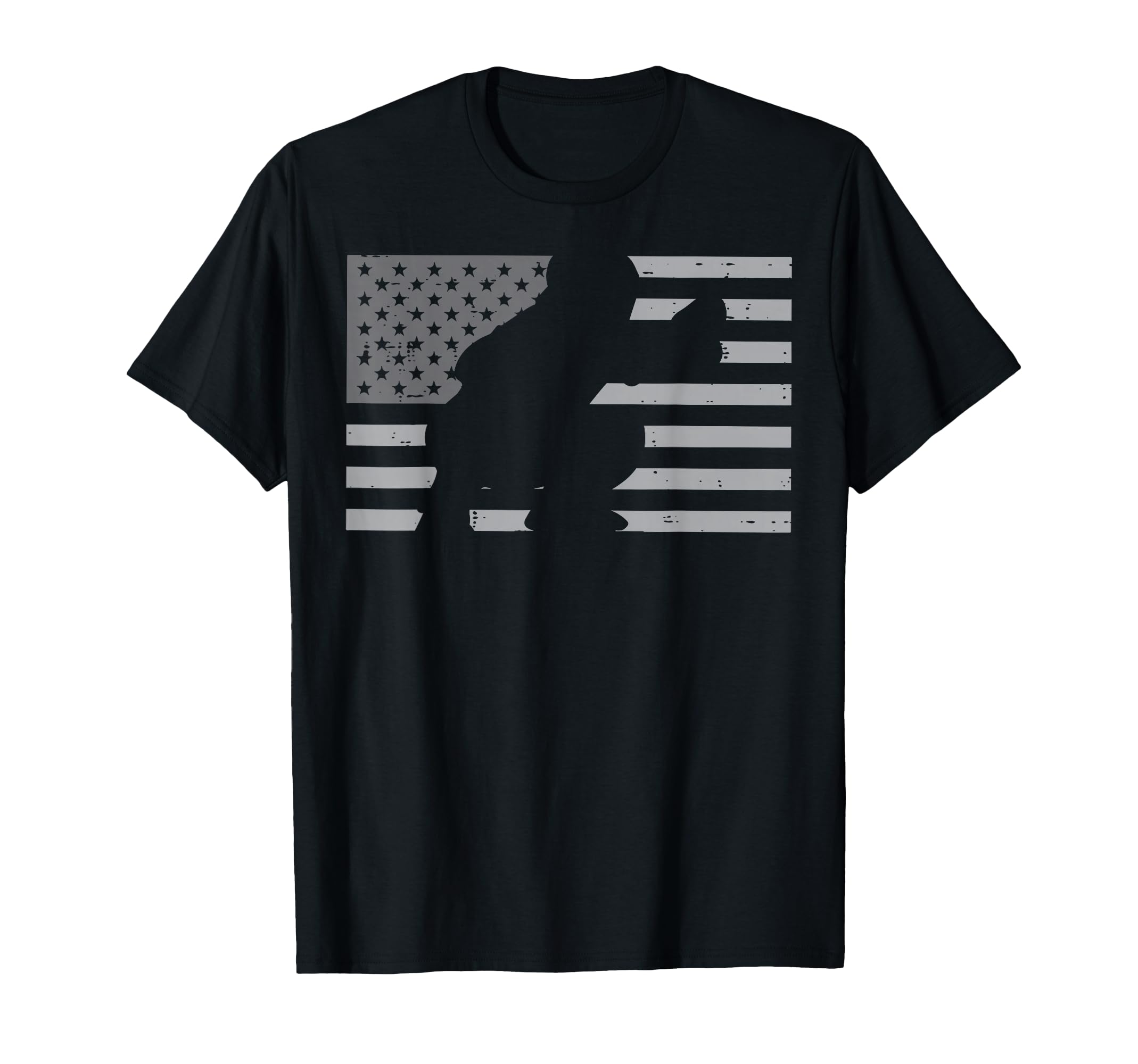 Baseball Catcher American Flag Usa T-Shirt - Custom Art Print Men Women - T-Shirt, Sweatshirt, Hoodie