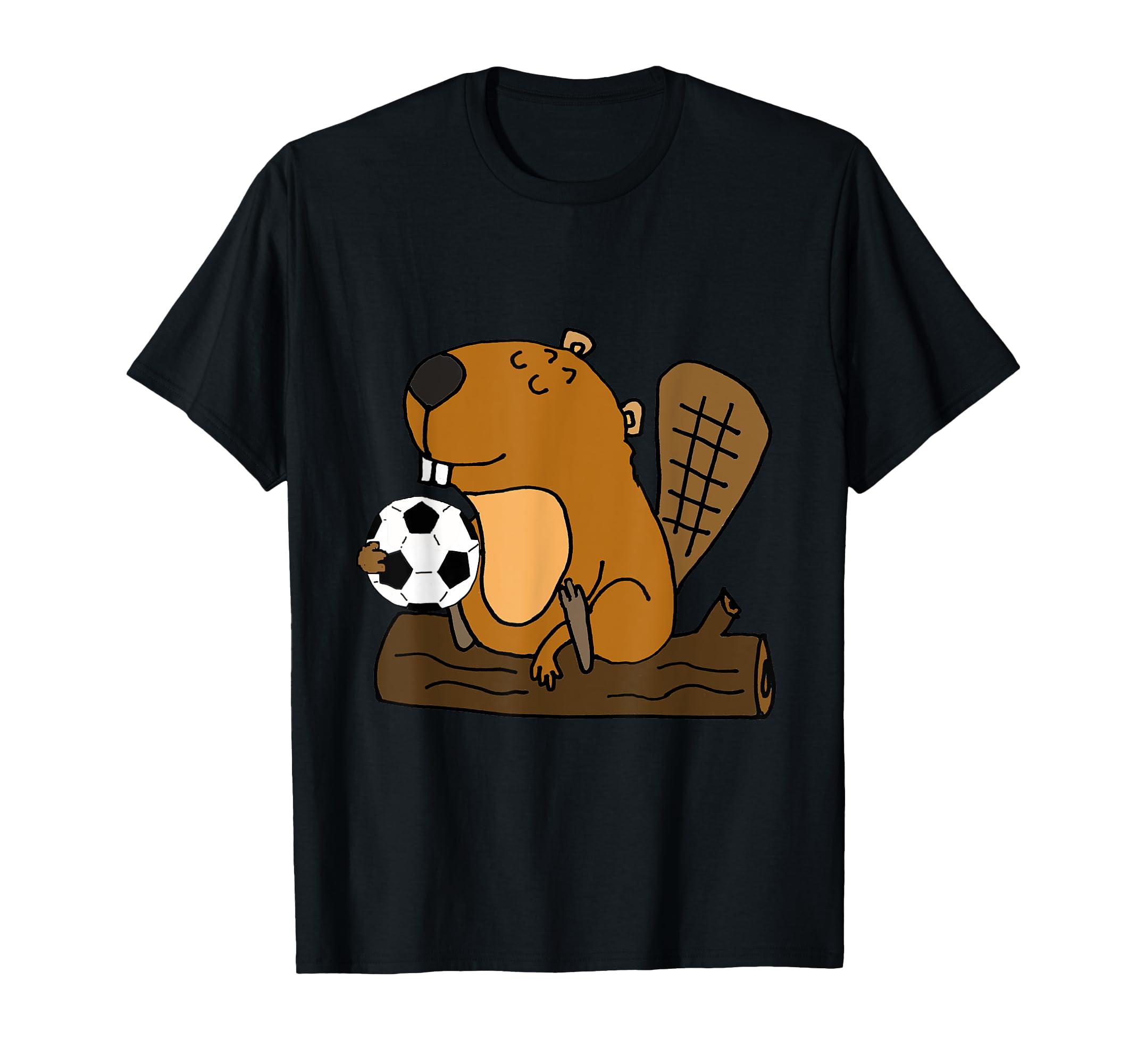 Smileteesanima Funny Beaver Playing T-Shirt - Aesthetic Graphic Men Women - T-Shirt, Sweatshirt, Hoodie