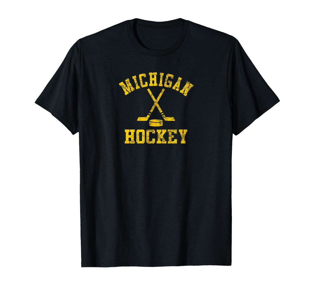 Michigan Hockey T-Shirt - Novelty Apparel Unisex - T-Shirt, Sweatshirt, Hoodie