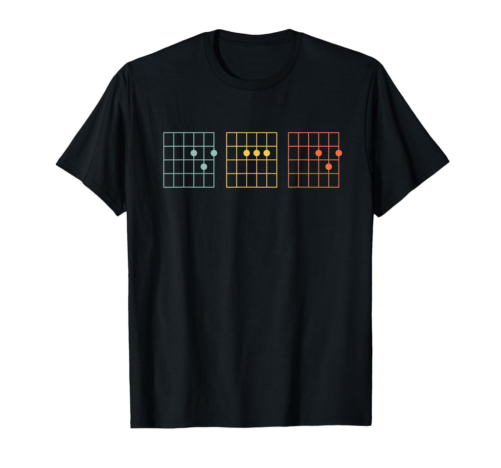 Guitar Best Dad Ever Dad Chord T-Shirt - Fun Novelty Design for Adults - T-Shirt, Sweatshirt, Hoodie